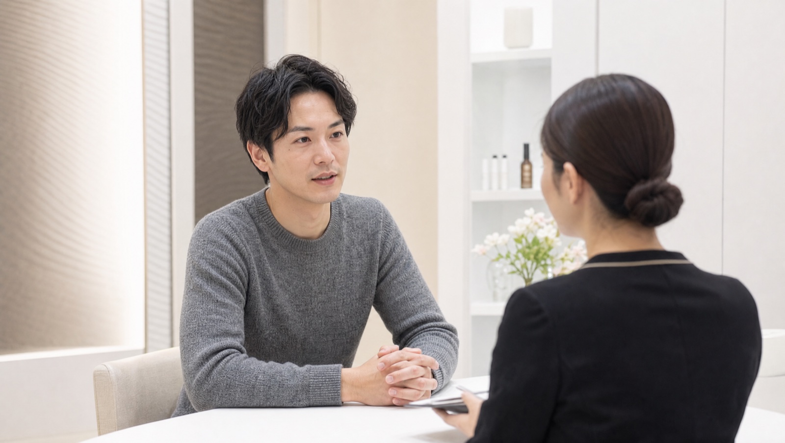 クリニックで出力や機種を相談する