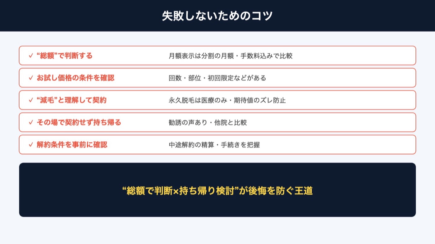 RBLで失敗しないためのコツ